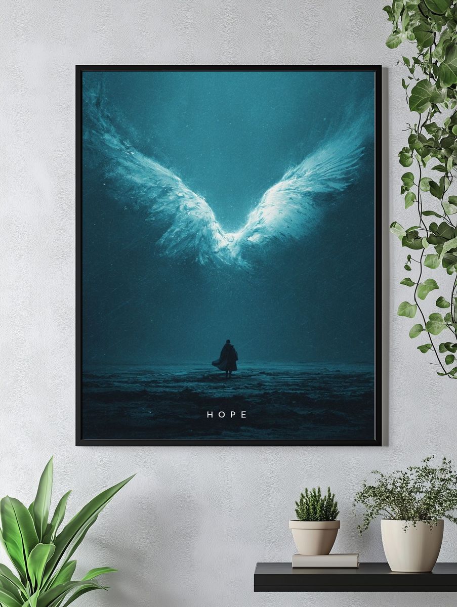 Hope Surrealism Poster. — room view 4