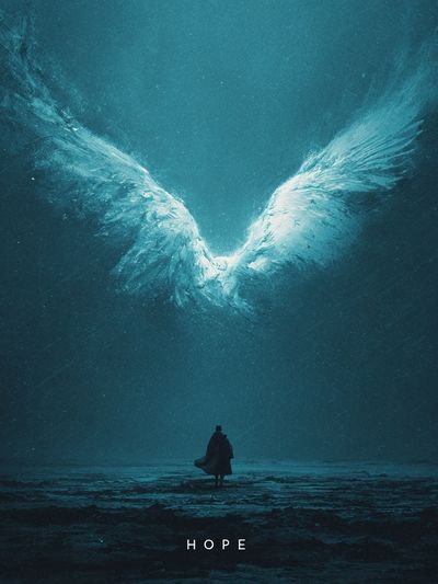 Hope Surrealism Poster. poster print