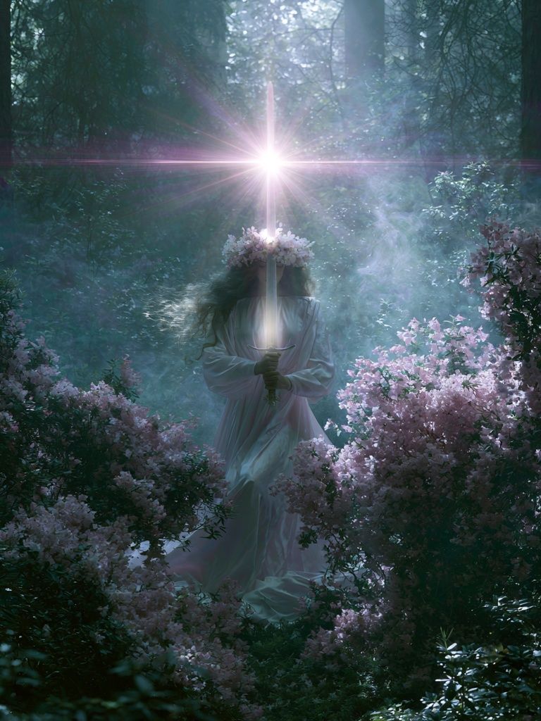 Mystic Forest Light — Fine-Art Print. poster — fine-art art