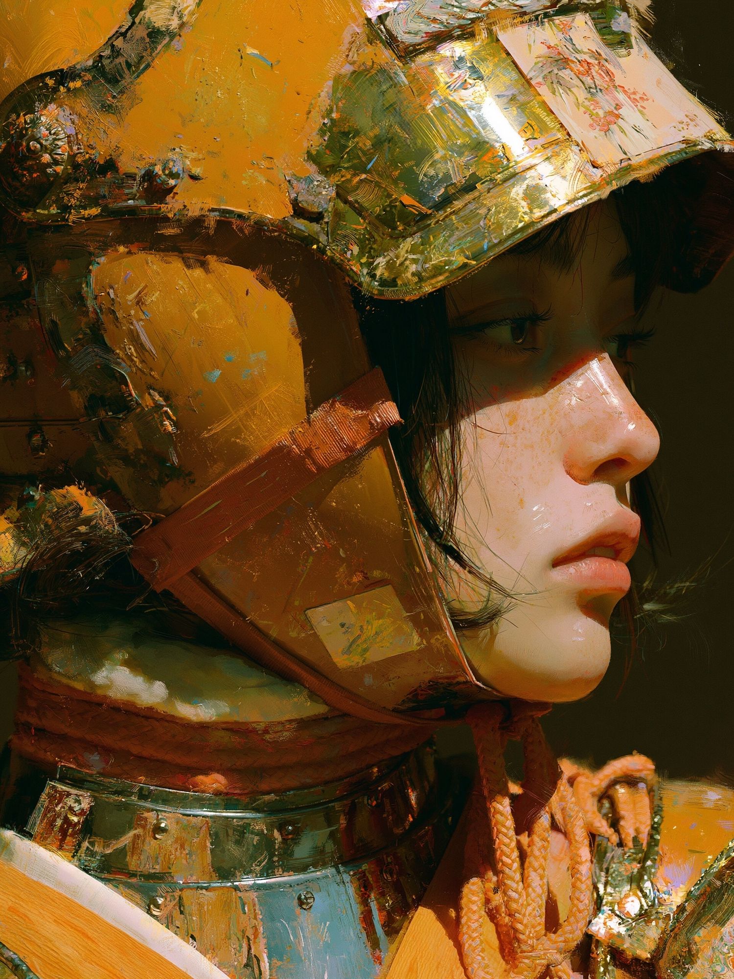 Armored Portrait — Fine-Art Print. poster detail