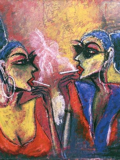 Abstract Women Portrait Poster.