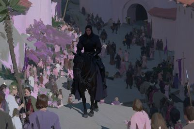 Dark Rider Procession Fine-Art Poster.