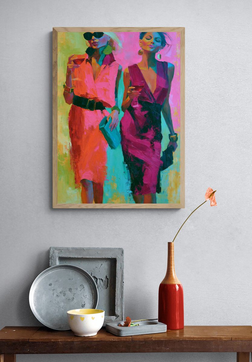 Fashion Figures Contemporary Print. — room view 3