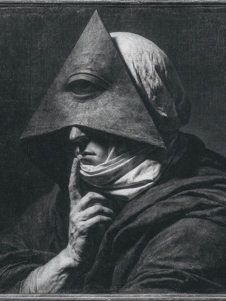 Mystic Figure — Surreal Print. poster — fine-art art