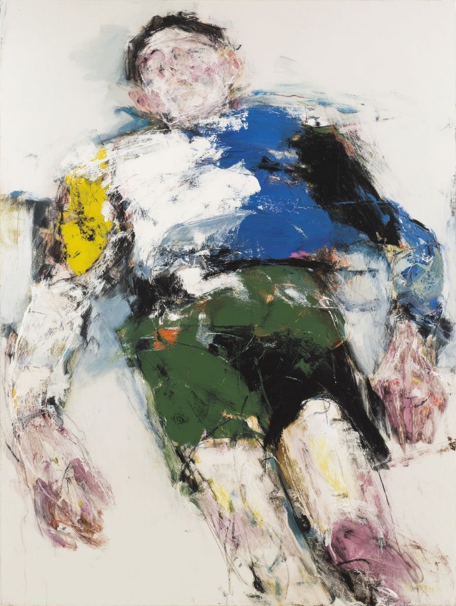 Abstract Figure Expressionism Poster. poster — fine-art art