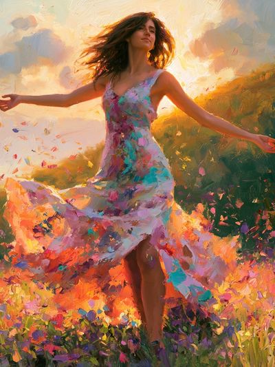 Sunlit Dancer Fine-Art Print.