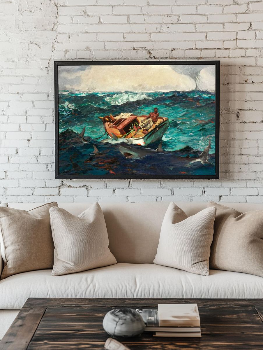 Gulf Stream (1899) Winslow Homer. room preview