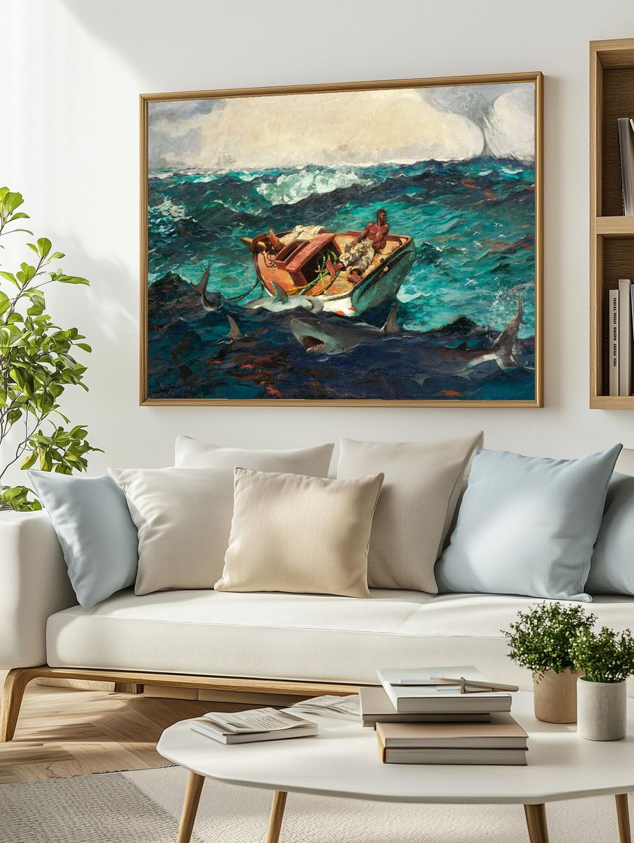 Gulf Stream (1899) Winslow Homer. — room view 2