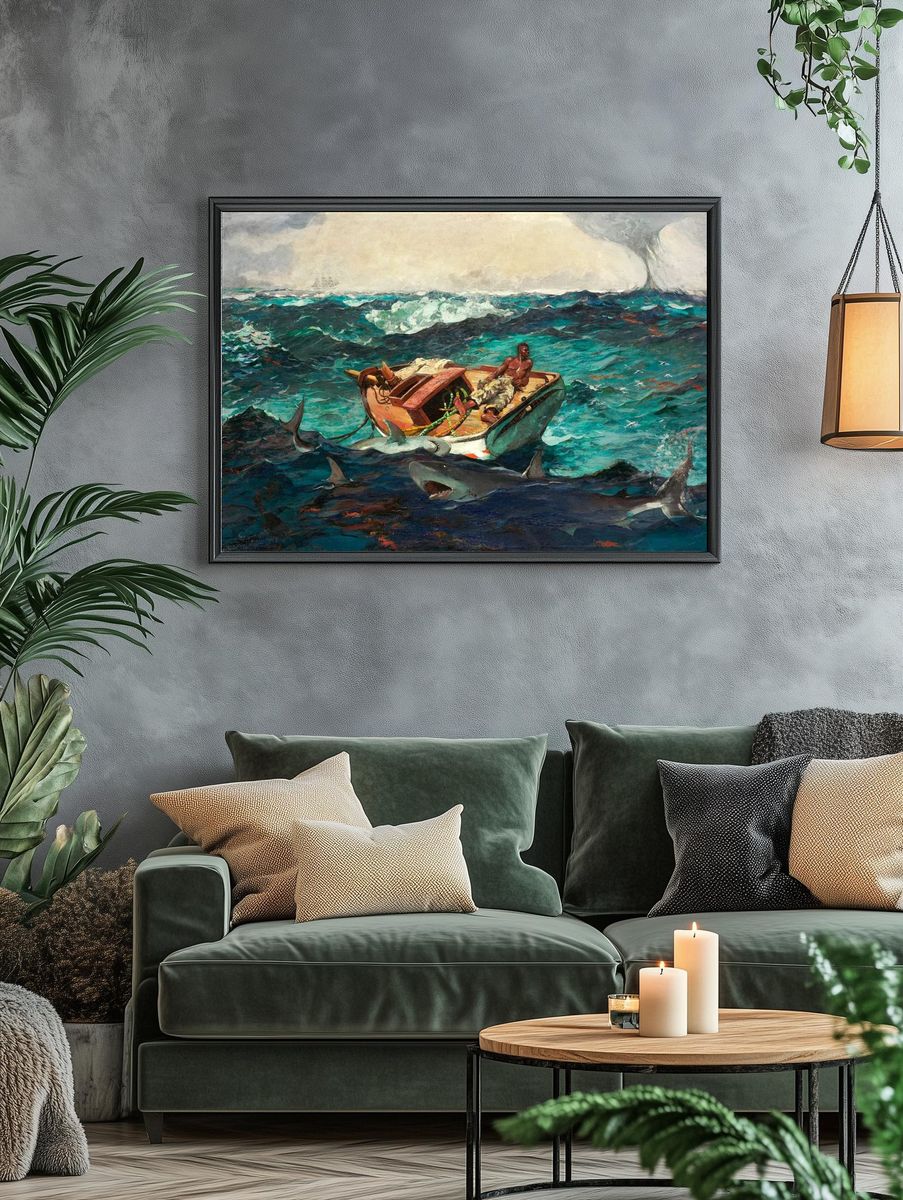 Gulf Stream (1899) Winslow Homer. — room view 4