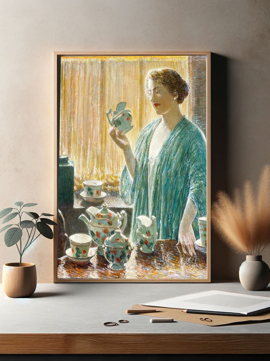 Strawberry Tea Set (1912) Frederick. — room view 2