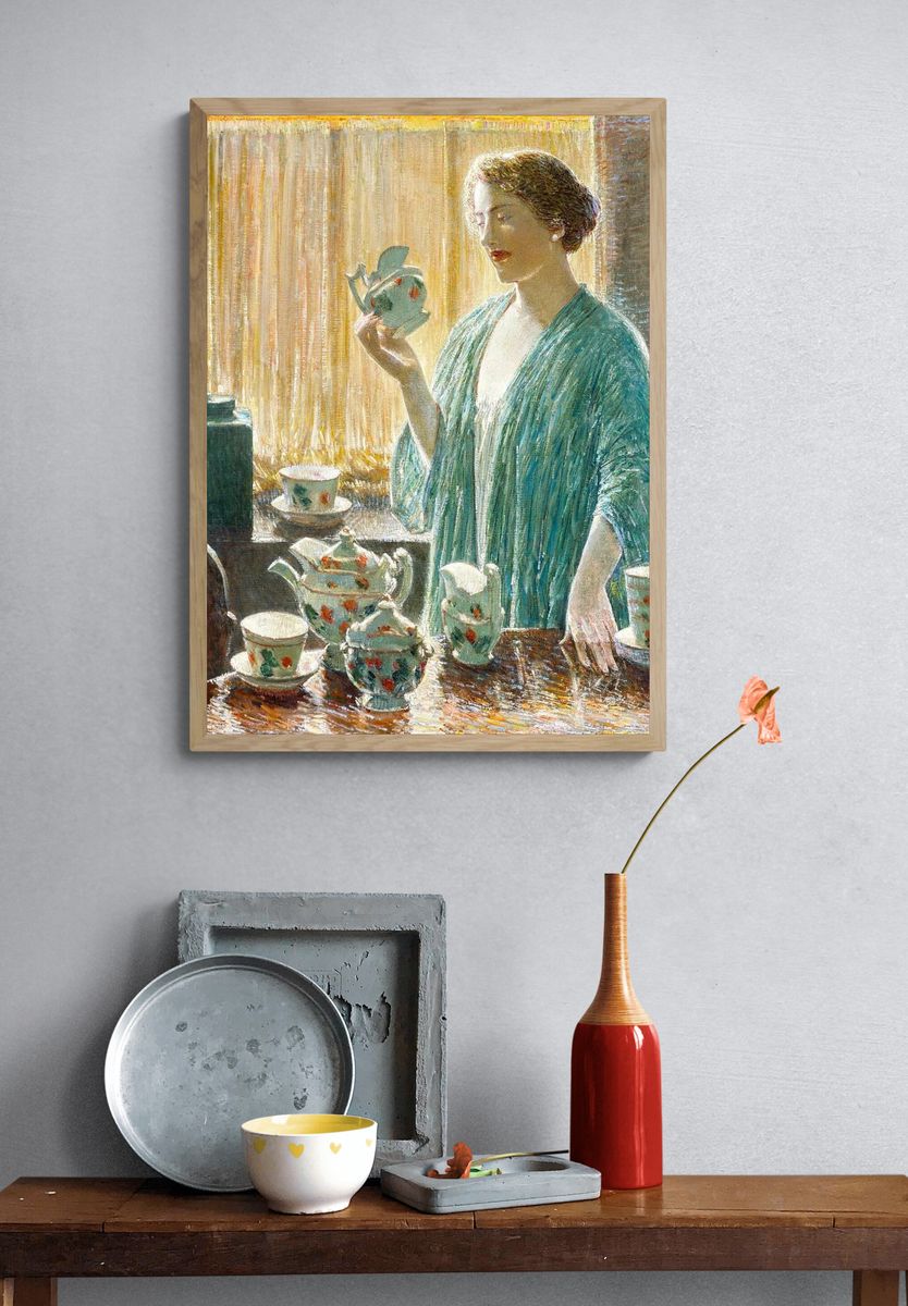 Strawberry Tea Set (1912) Frederick. — room view 3
