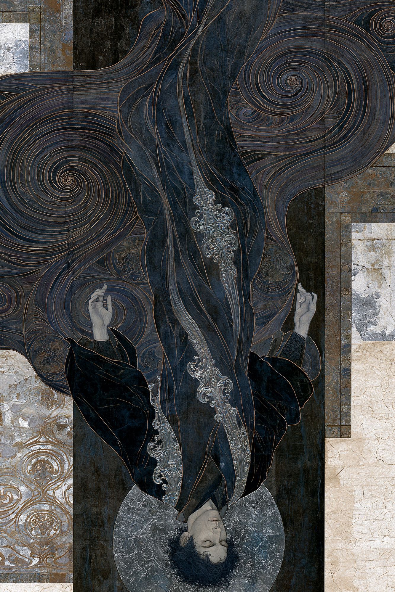 Mystic Figure Surrealism Poster. poster detail