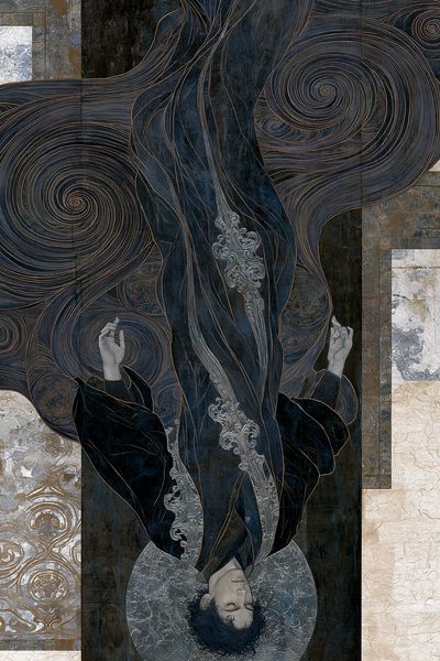 Mystic Figure Surrealism Poster. poster
