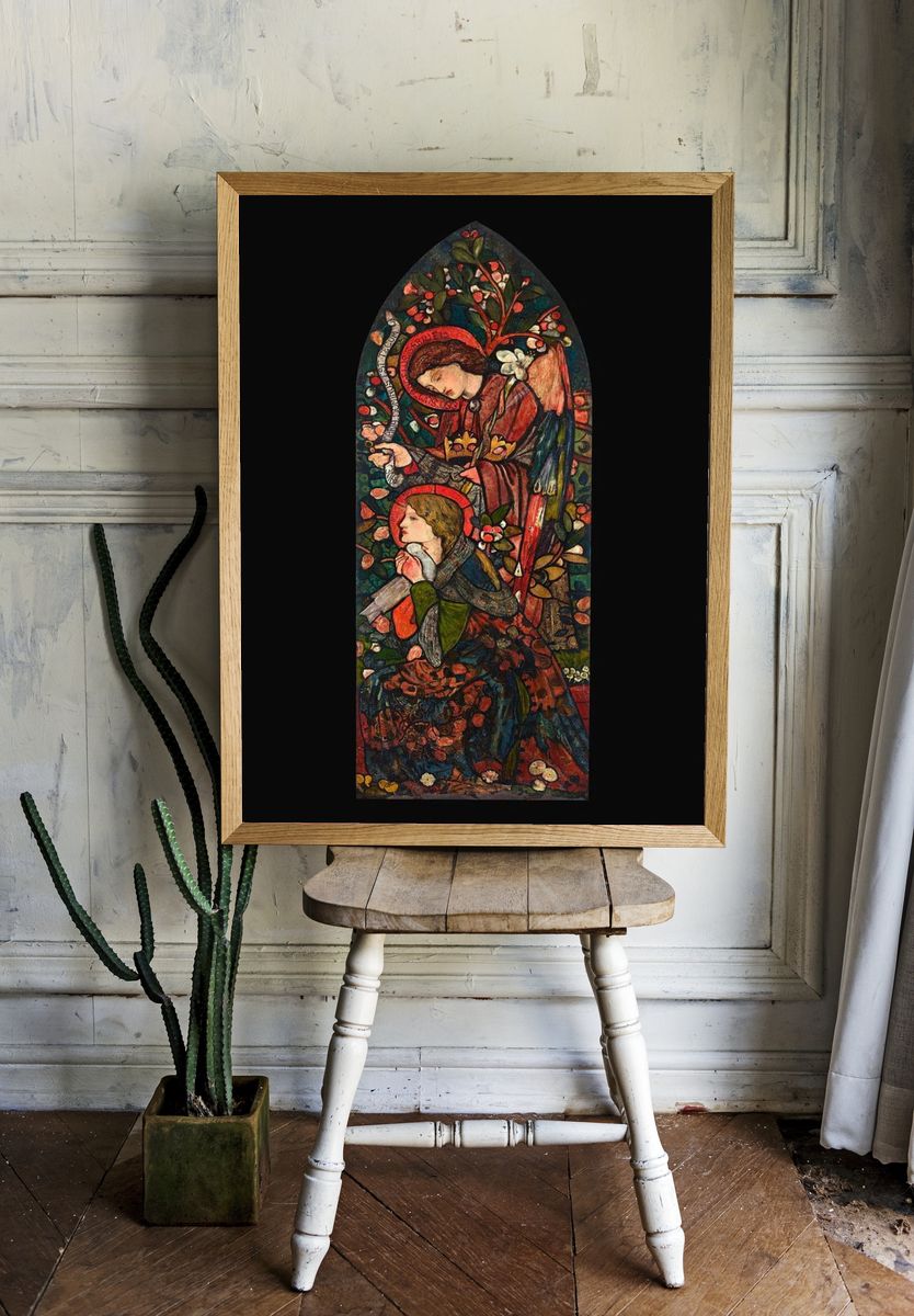 Annunciation (1857) painting high resolution. room preview