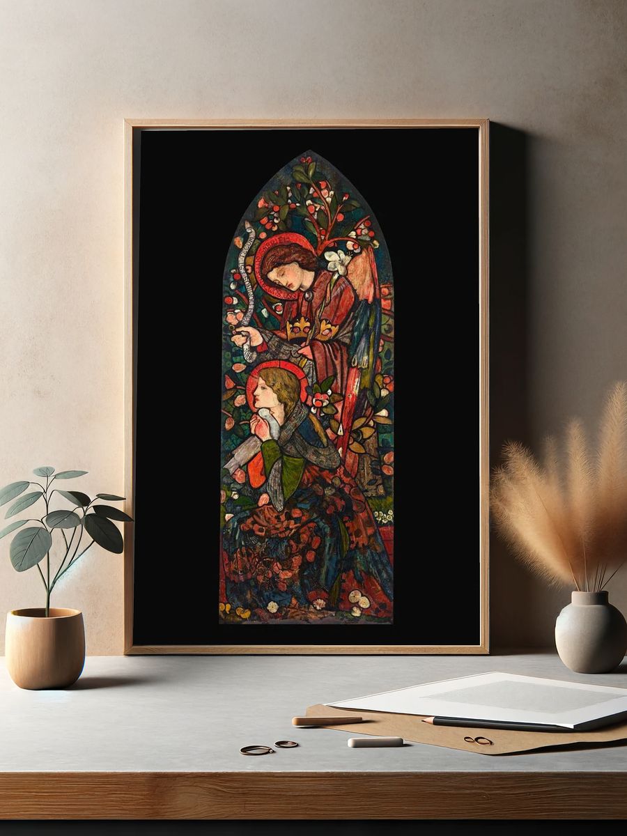 Annunciation (1857) painting high resolution. — room view 2