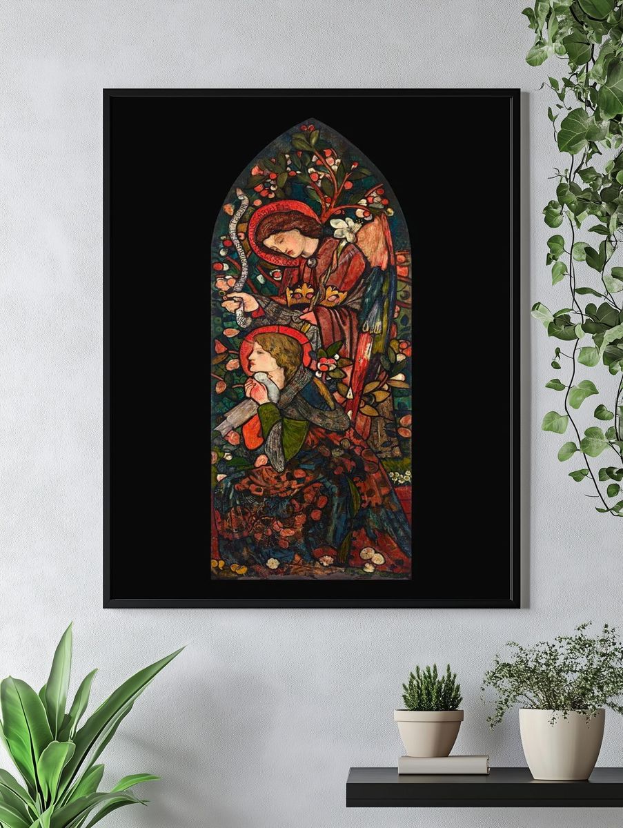 Annunciation (1857) painting high resolution. — room view 4