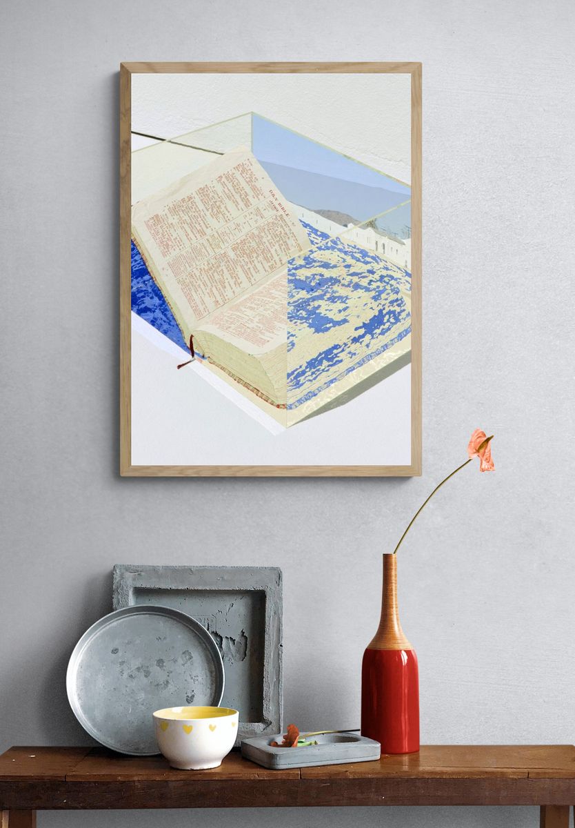 Surreal Bible Landscape Print. — room view 3