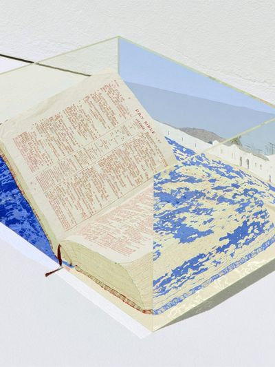 Surreal Bible Landscape Print.