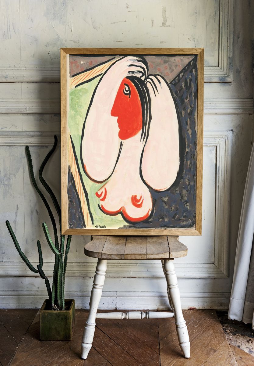 front mirror (1937–1938), abstract woman. room preview