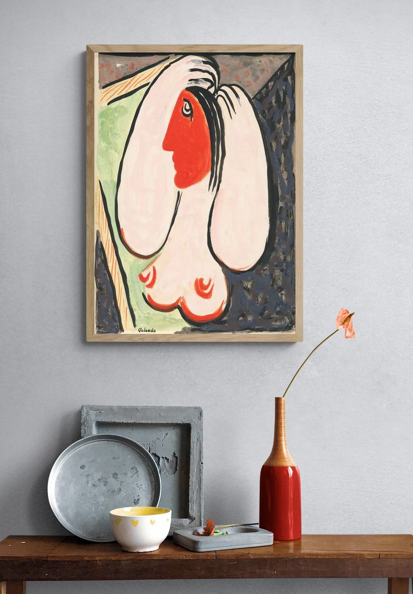 front mirror (1937–1938), abstract woman. — room view 3