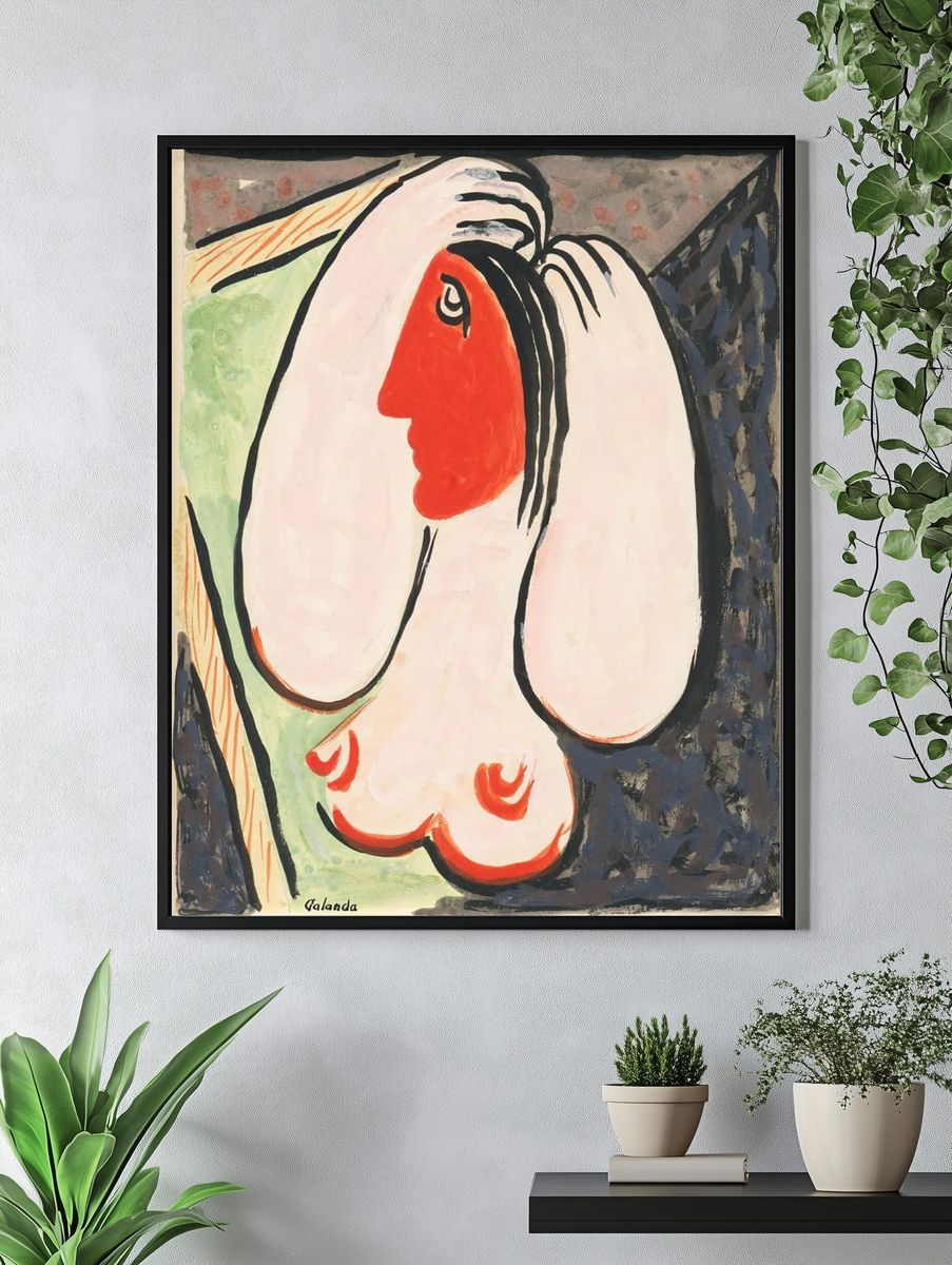 front mirror (1937–1938), abstract woman. — room view 4