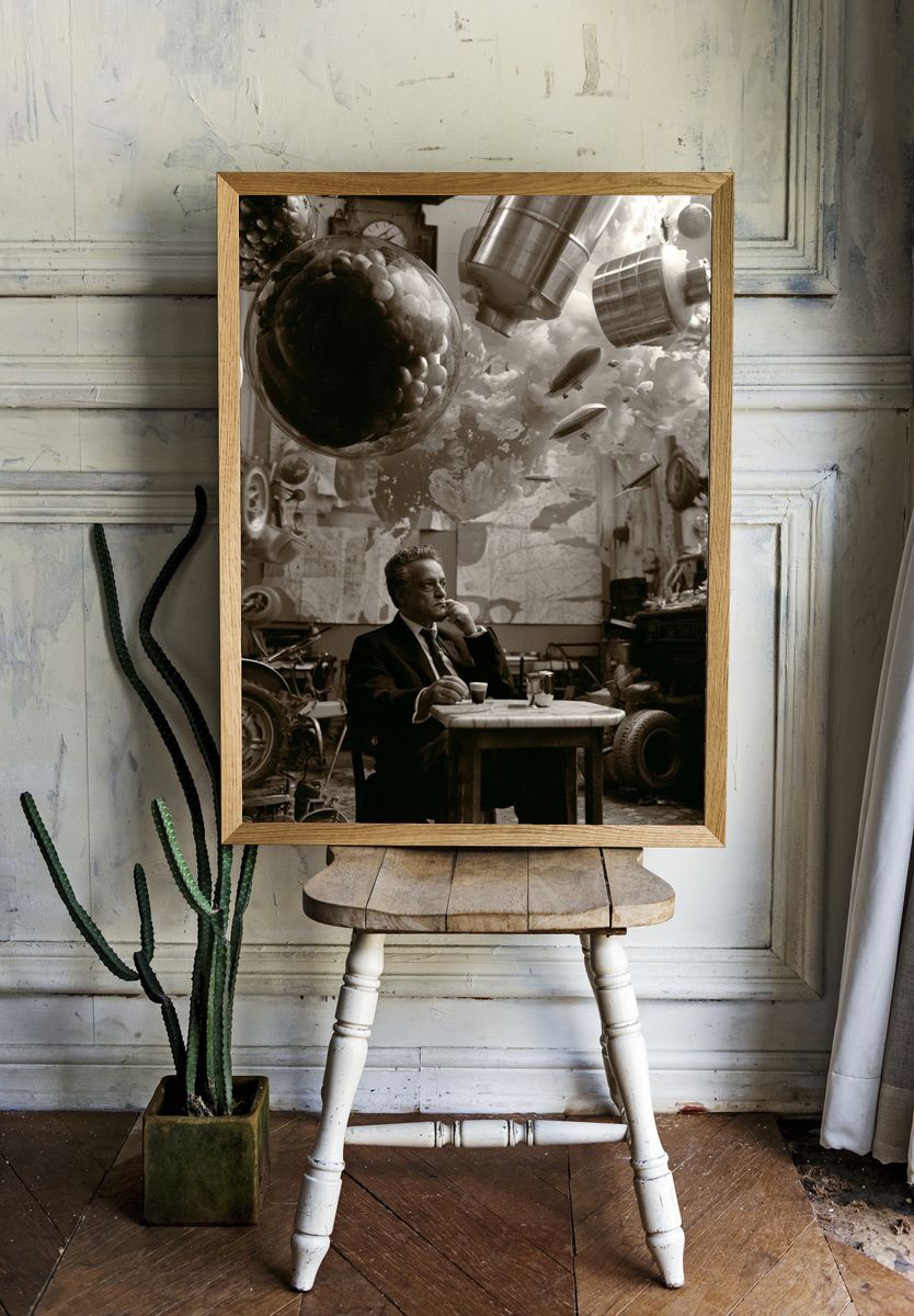Surreal Café Workshop Poster. room preview
