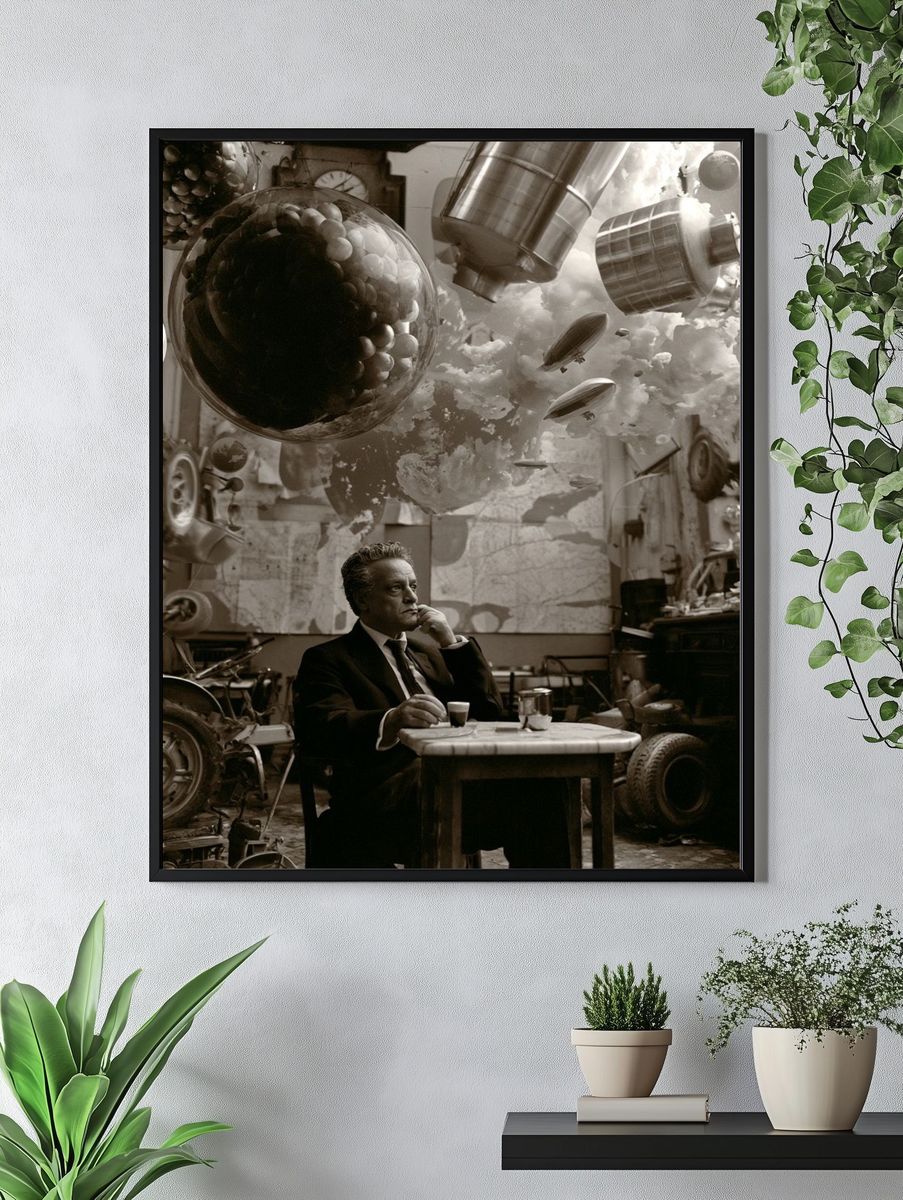 Surreal Café Workshop Poster. — room view 4
