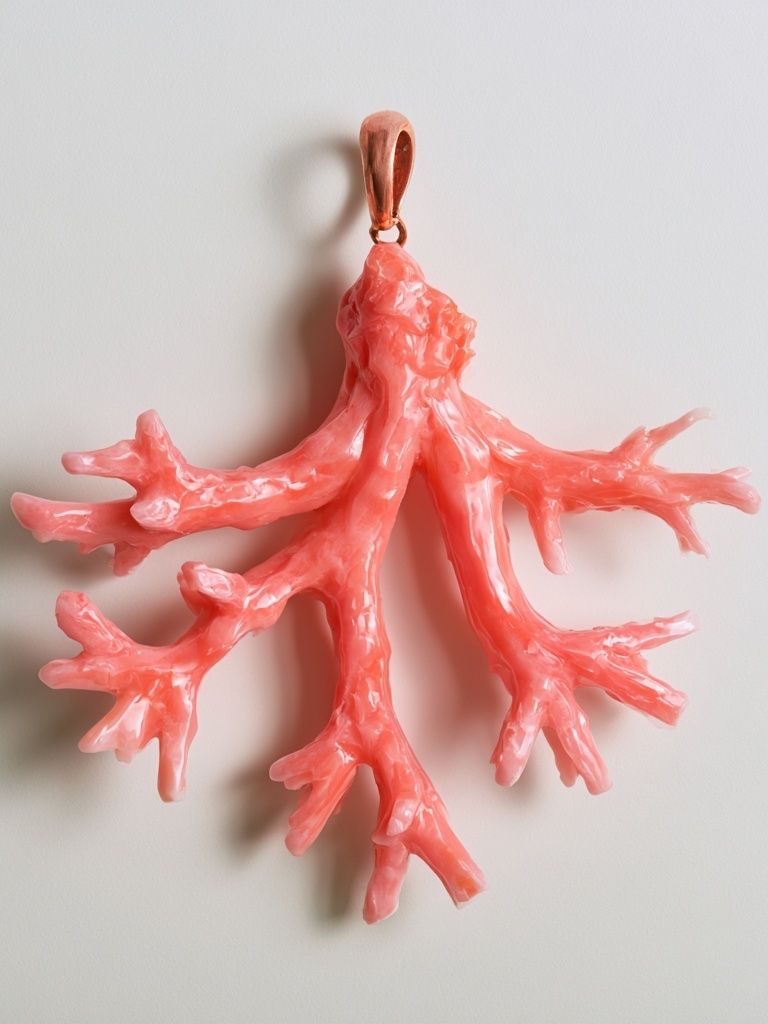 Coral Branch Sculpture Print. poster — fine-art art