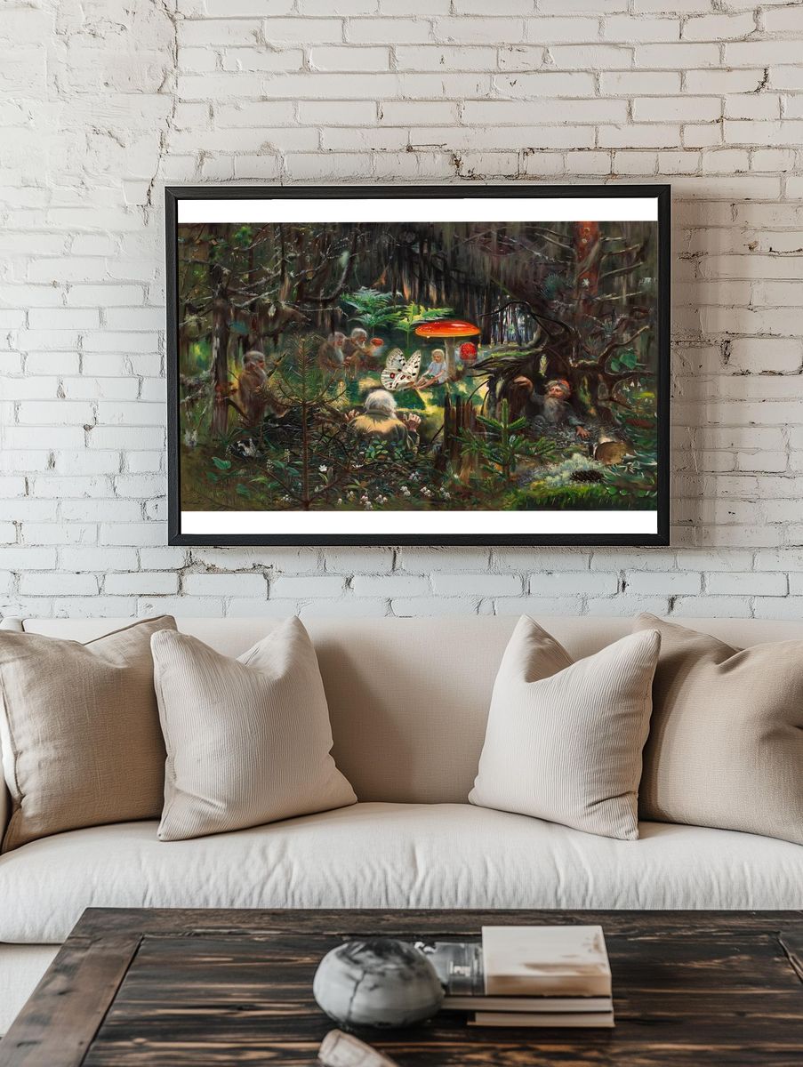 Fairy tale princess (1896) painted. — room view 1