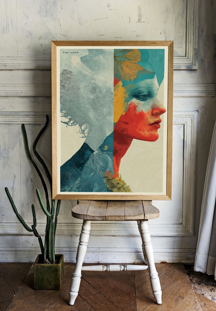 The Aeon Surreal Portrait Poster. — room view 1