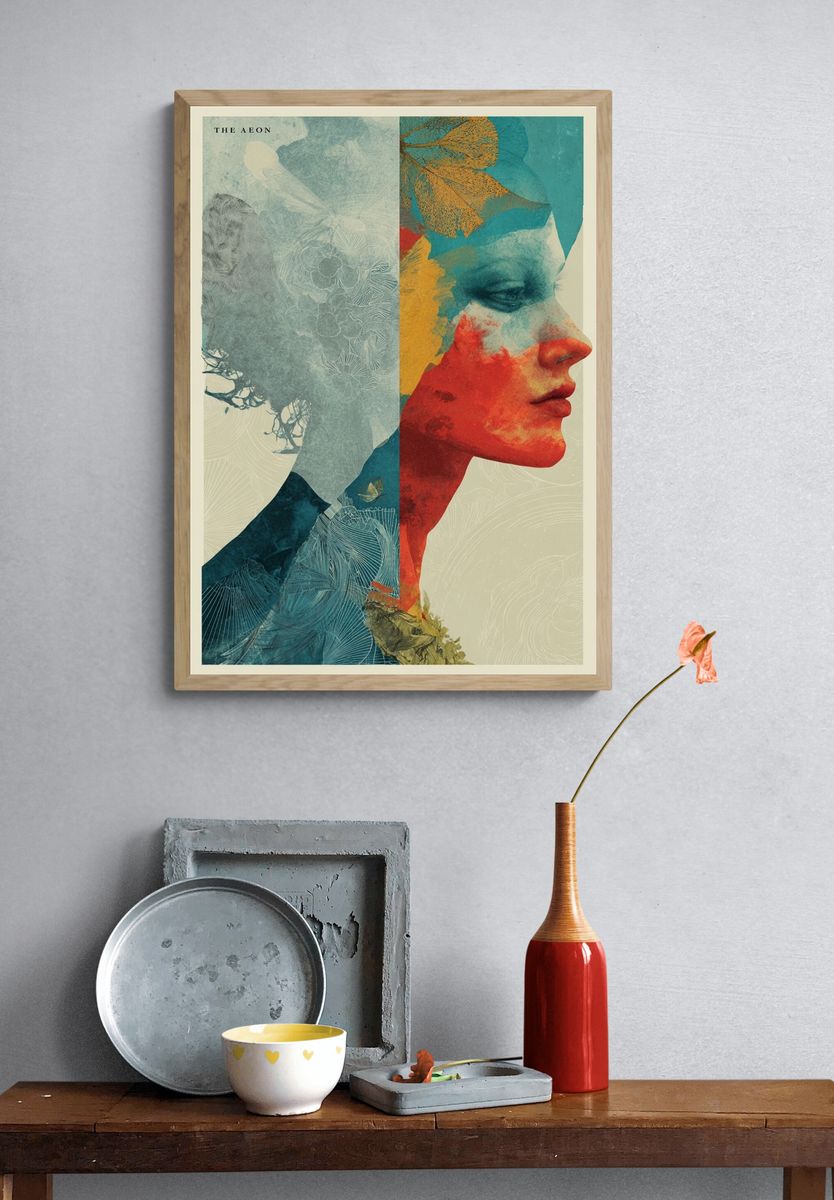 The Aeon Surreal Portrait Poster. — room view 3