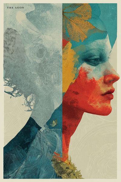 The Aeon Surreal Portrait Poster. poster