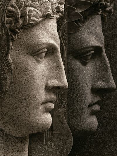 Classical Stone Faces Fine-Art Print.