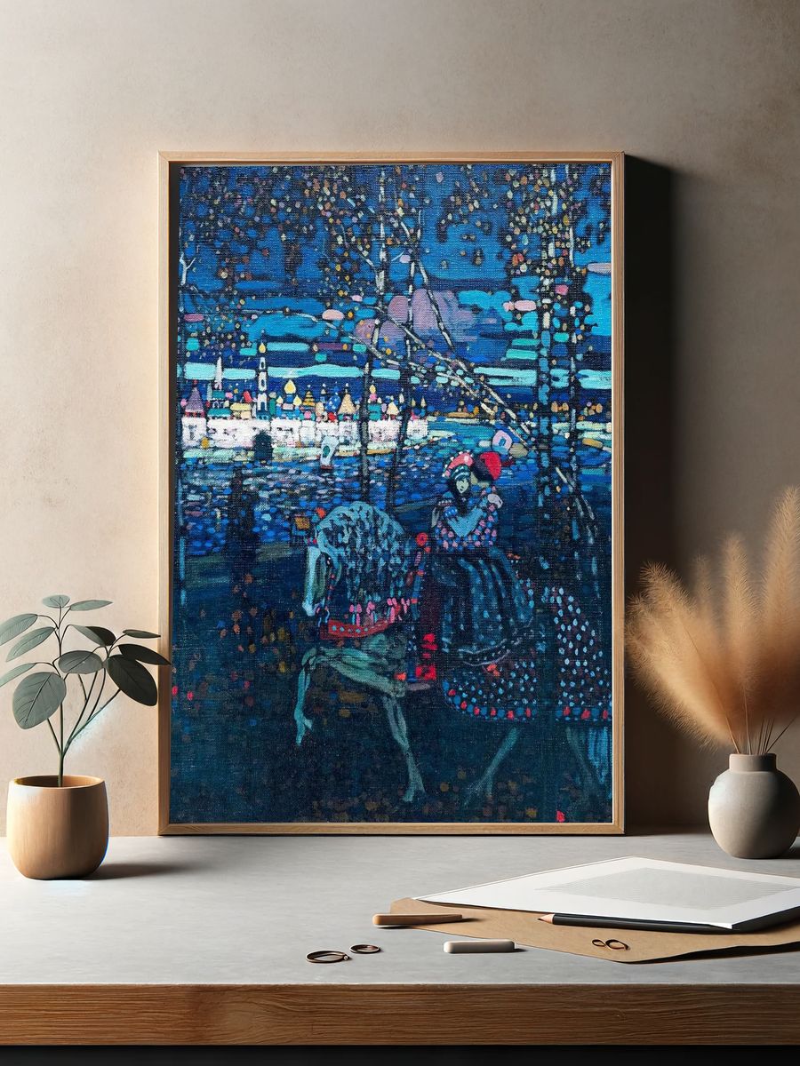 Riding couple (1906) Wassily Kandinsky. — room view 2