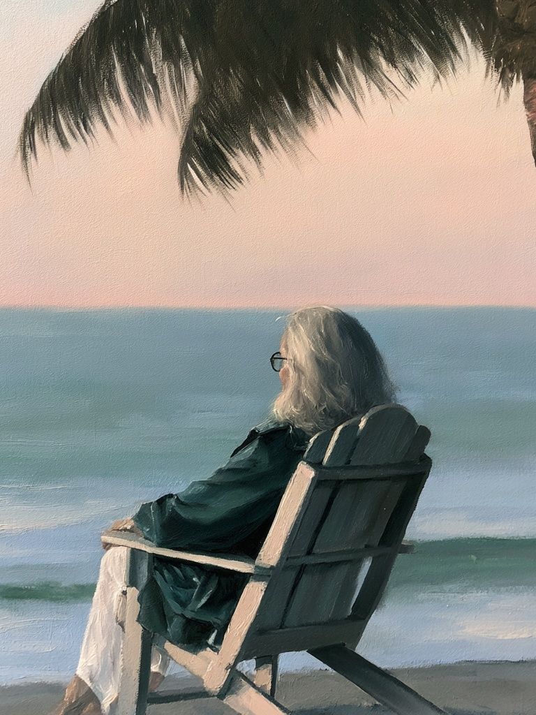 Seaside Reflection Fine-Art Print. poster — fine-art art