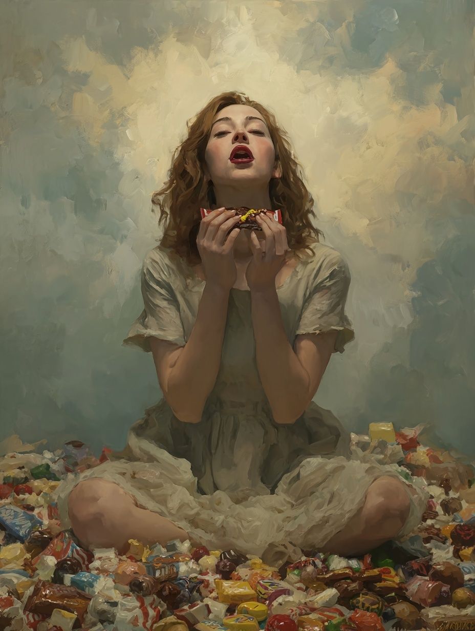 Candy Reverie Contemporary Print. poster detail