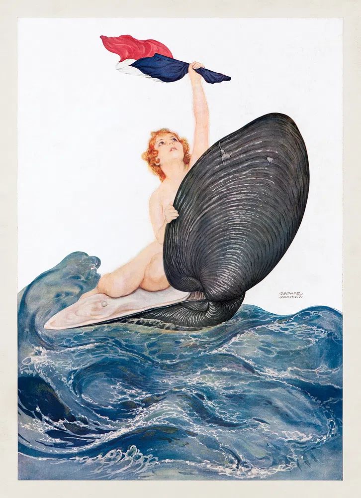 Vive la France (1917). Original. poster — fine-art art