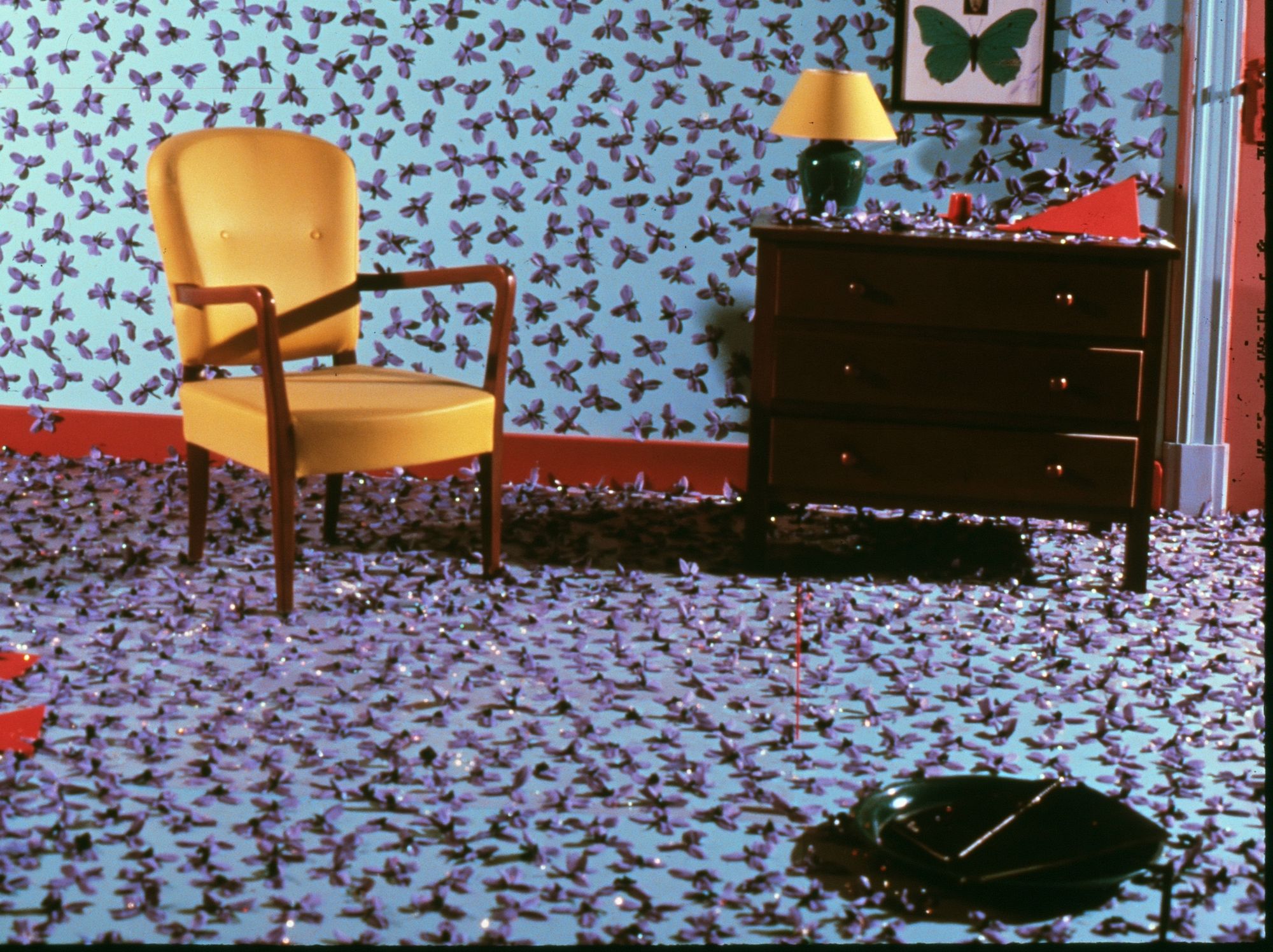 Butterfly Room Surrealism Print. poster — fine-art art
