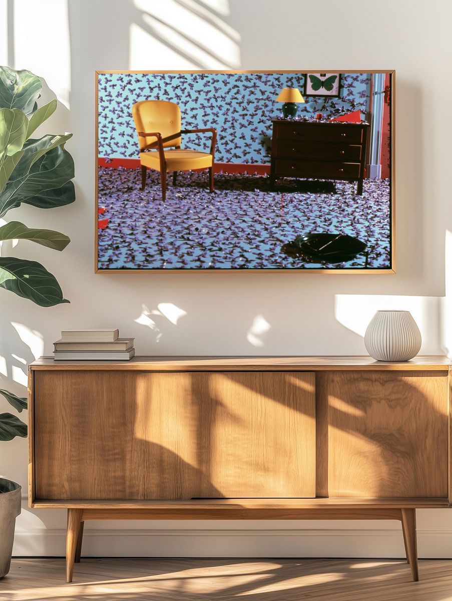 Butterfly Room Surrealism Print. — room view 3