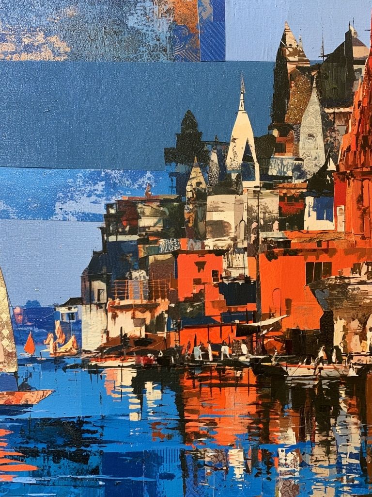 Harbor Cityscape — Fine-Art Print. poster detail