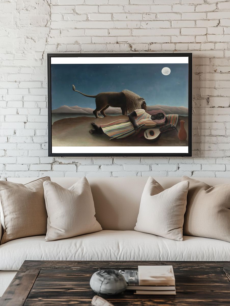 Henri Rousseau 's Sleeping Gypsy. — room view 1