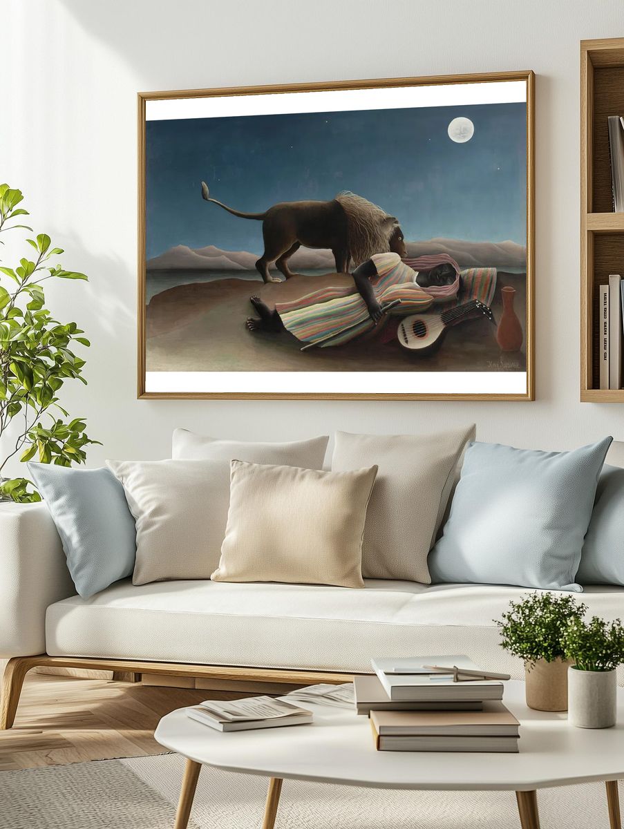Henri Rousseau 's Sleeping Gypsy. — room view 2