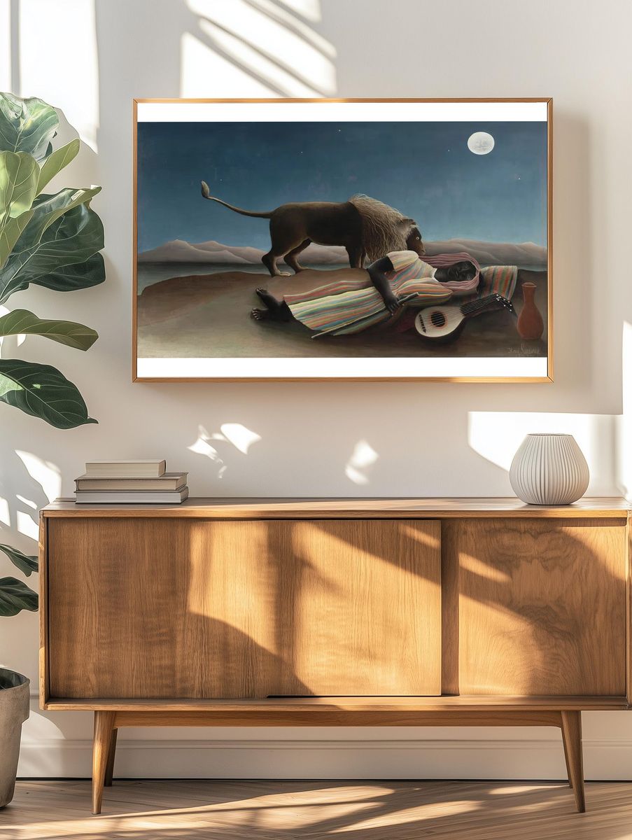 Henri Rousseau 's Sleeping Gypsy. — room view 3