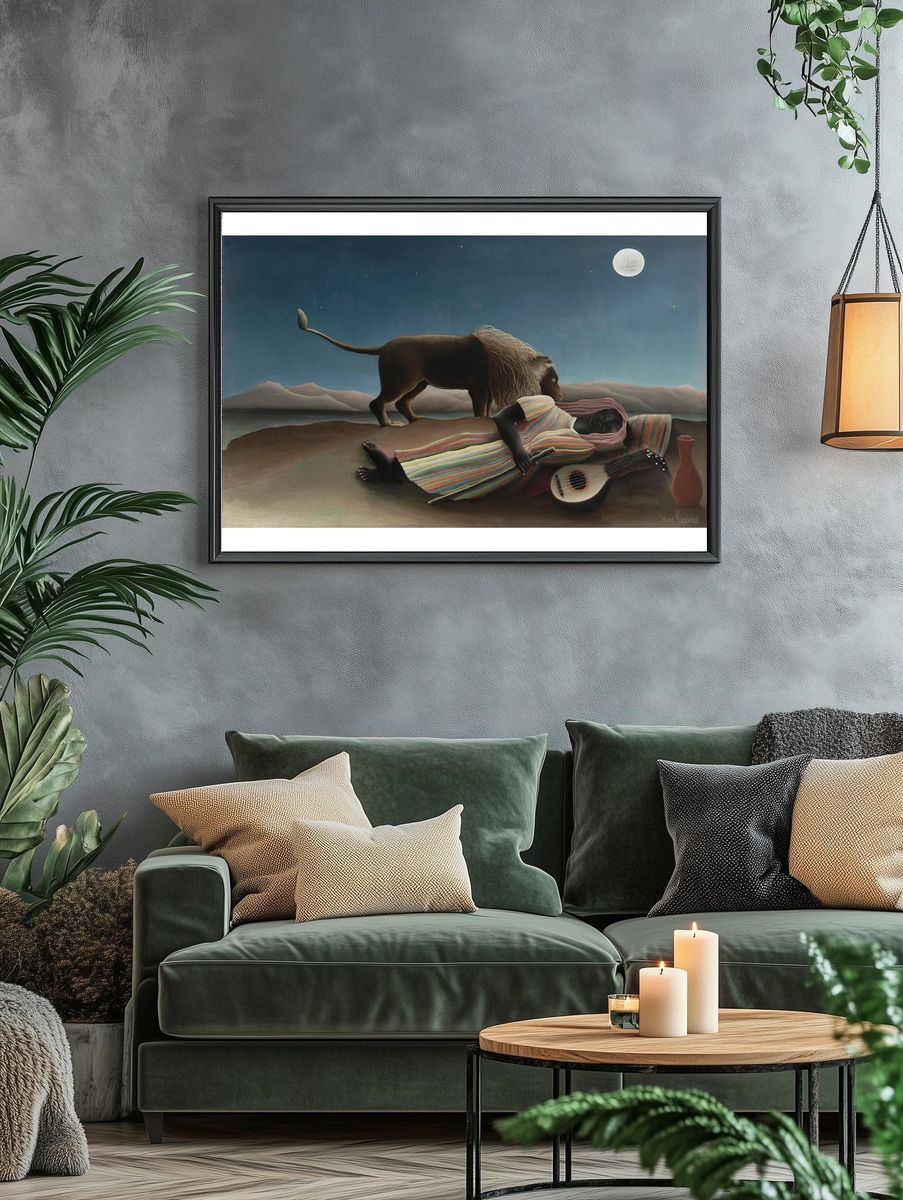 Henri Rousseau 's Sleeping Gypsy. — room view 4