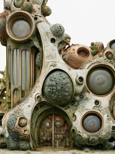 Organic Futuristic Structure Print. poster print