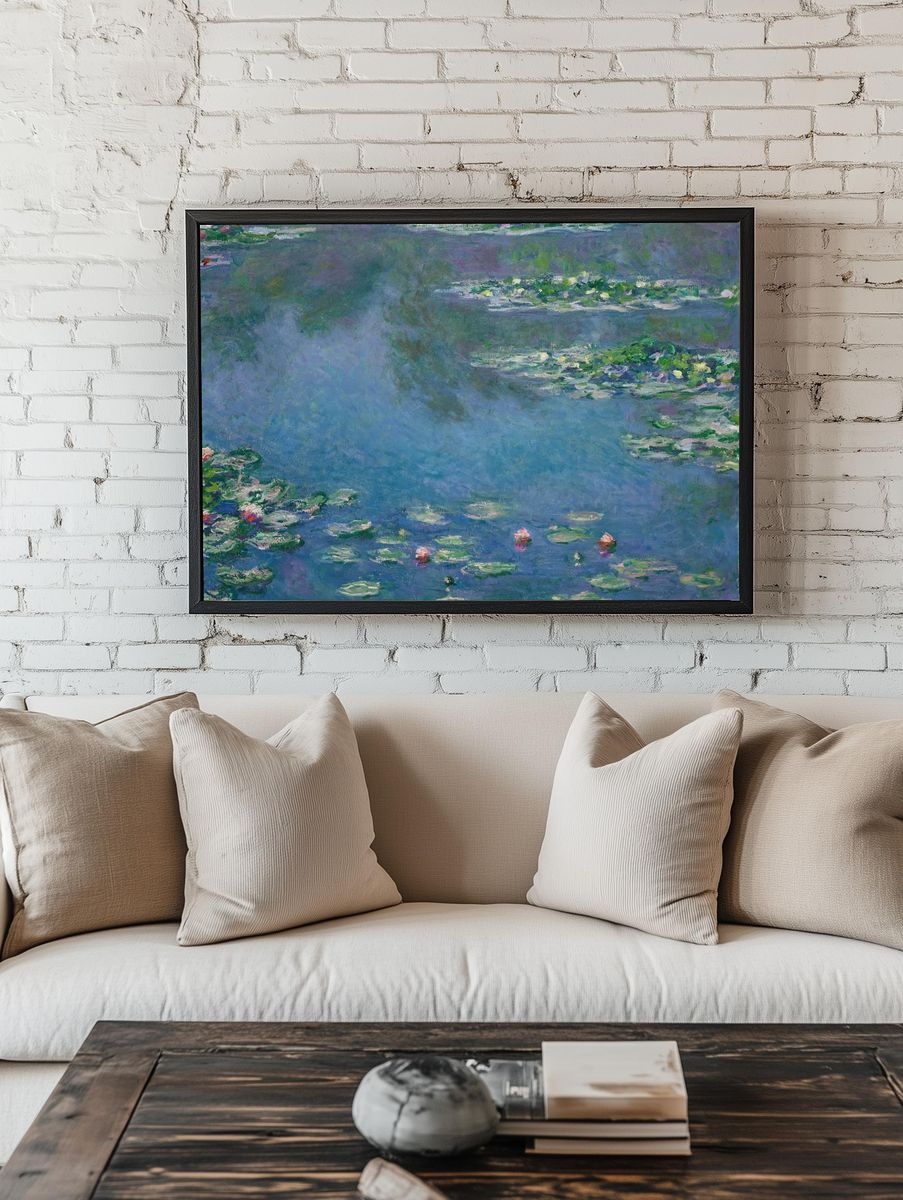 Water Lilies by Claude Monet. — room view 1