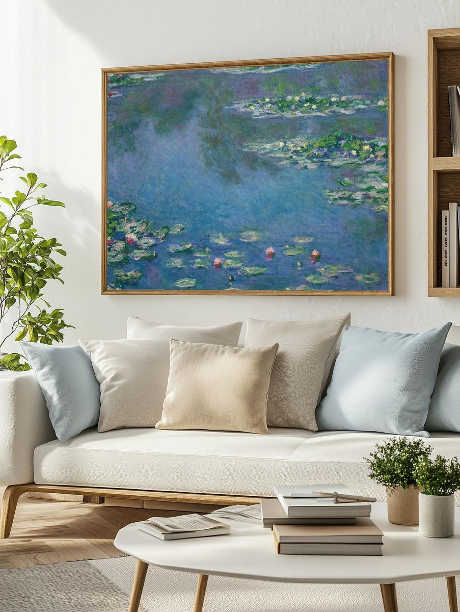 Water Lilies by Claude Monet. — room view 2