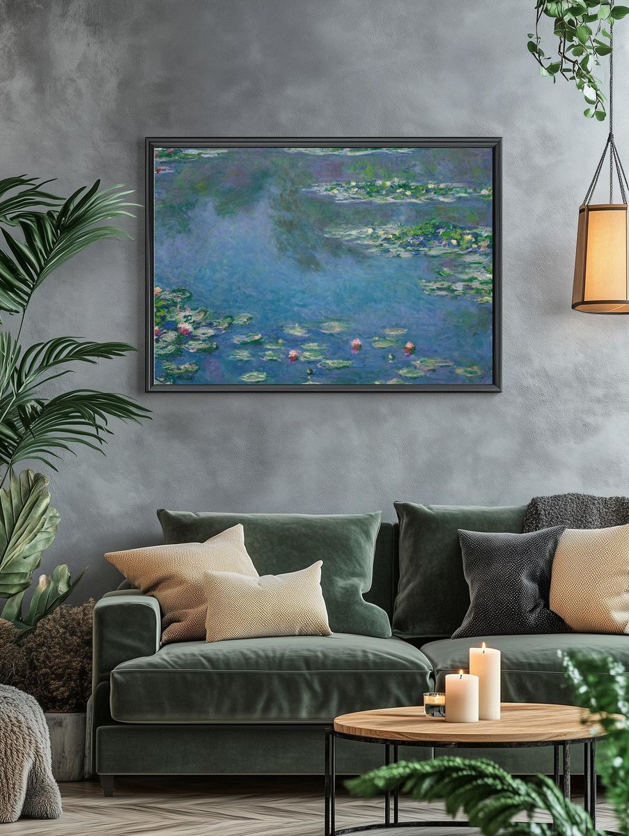 Water Lilies by Claude Monet. — room view 4