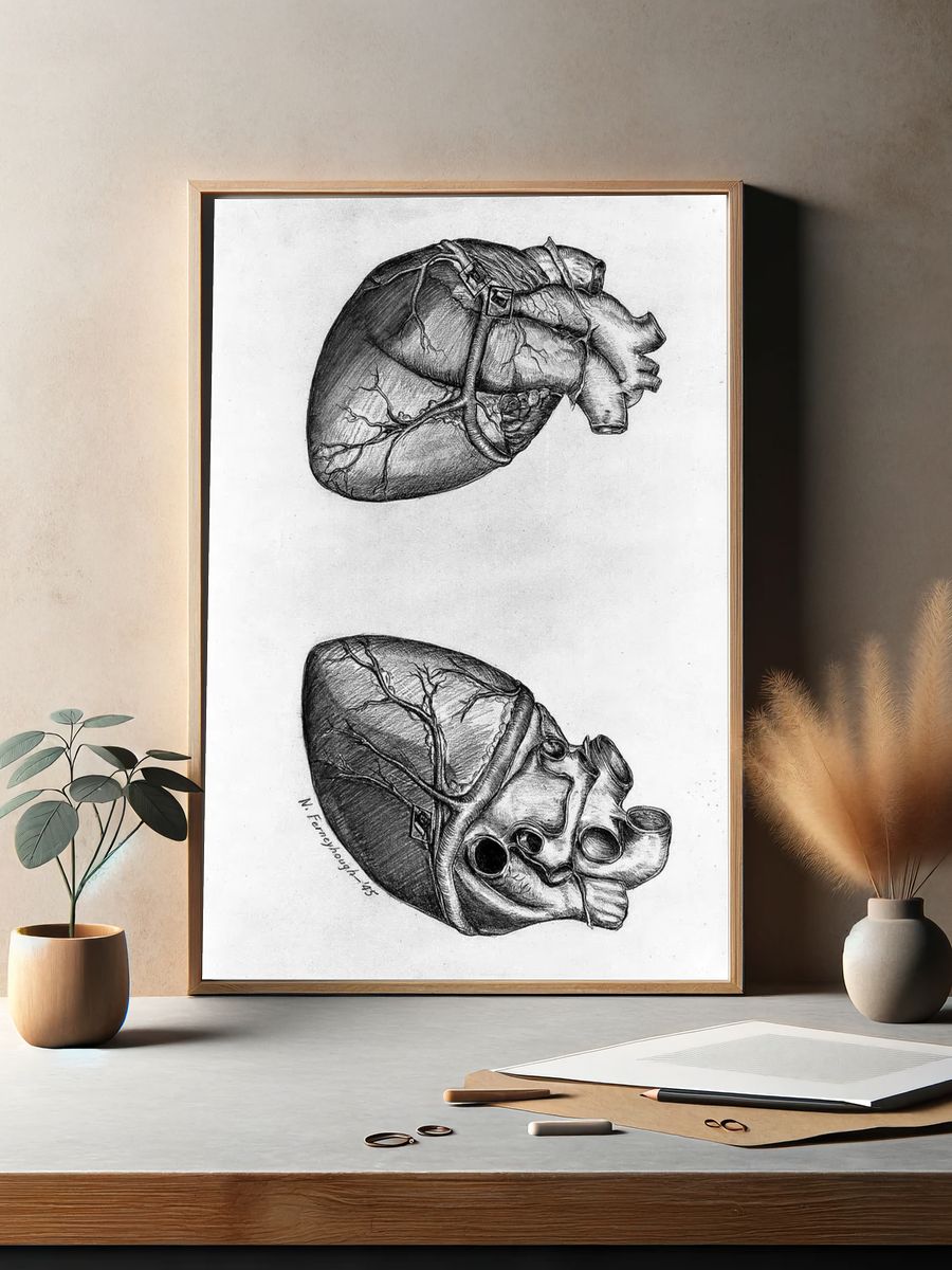 Drawing heart (1945) N. Ferneyhough. — room view 2