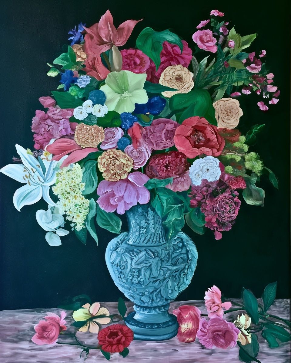 Floral Still Life — Fine-Art Print. poster — fine-art art